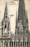 CPA Rouen Cathedral Details of the frontage