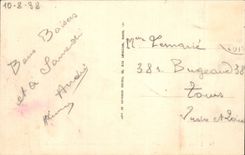 CPA Saint Nazaire the boat of Nantes and arrival of St Christophe Christophe Coueron