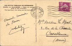 CPA Rouen Law courts roasts and main courtyard