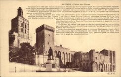 CPA Avignon Gaumen der Papste