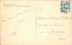 CPA Nevers View and the cathedral St Cyr