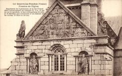 CPA Cut the Tombs Pediment of the church