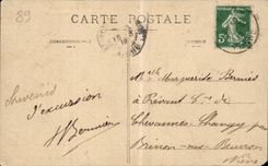 CPA Vezelay the New Gate