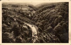 CPA In Morvan Road of the jump of Canche