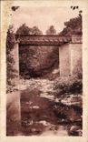 CPA Gargilesse Gargilesse mit der roten Brucke