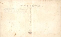 CPA Gargilesse Gargilesse mit der roten Brucke