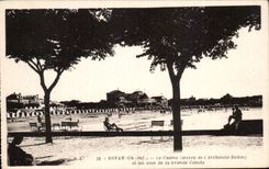 CPA Royan das Kasino (Redon) und eine Ecke von grossem das Gesims