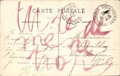 CPA CAuterets umwickelt Brucke der Spanien-Kaskade von Cerisey