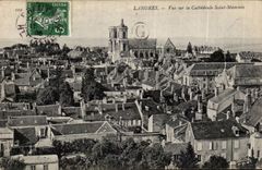 CPA Langres Seen on the cathedral Saint Mammes