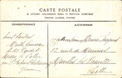 CPA Saint Maurice Thizouaille Interior of the church