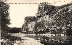 CPA Valley of the Cure Pierre perthuis Rocks of Gingon