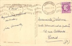 CPA luchon the hotel of the company of the South