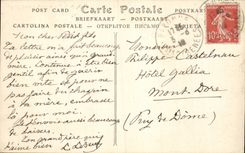 CPA Biarritz Le rocher de la vierge