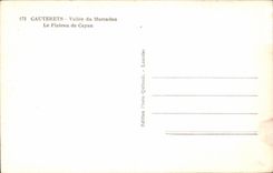 CPA Cauterets Tal von Marcadau die Platte von Cayan