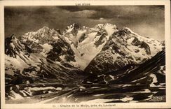 CPA verkettet meije nah an Lautaret