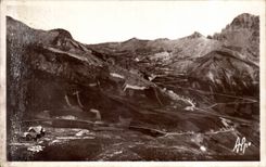 CPA Lautaret Landhauschen und Spitzee von Galibier