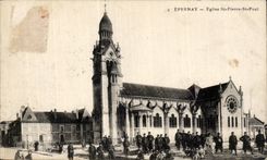 CPA Epernay Eglise St Pierre St paul