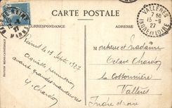 CPA Reims the cathedral before the war