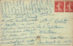 CPA Lourdes the chain of the Pyrenees and the valley seen of the observatory