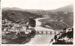 CPSM Behobie international Bridge on Bidassoa At the Irun bottom