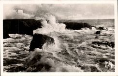 CPSM zwischen Batz und Pouliguen das Mass von Manerie ein Tag schlechtes Wetter