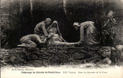 CPA Pelerinage of the martyrdom of Pontchateau Jesus is descended from the Cross