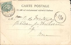 CPA Clisson Ruinen des Schlosses die Haupttur