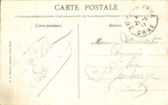 CPA die Bucht von Str Malo zum Mondschein