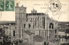 CPA Narbonne Cathedral Saint Juan