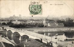 CPA Dax Vue d'ensemble