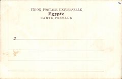 CPA Egypte Egypt Agence de la compagnie du canal a Terre Plein