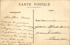 CPA Troyes Garden of Chevreuse VI bronze Vase of Briden Trojan Sculptor