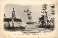 CPA Pau Statue of Artagnan Hello in Bearn