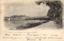 CPA Cannes the walk of the Small cross