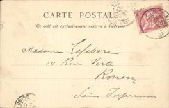 CPA Cannes the walk of the Small cross