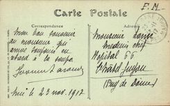 Nizza CPA der Pierweg und der Weg von Englisch