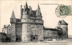 CPA Chateau de Bitre Le Chatelet et la tour des archives