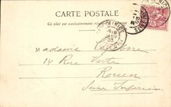 CPA die Nizza Ansicht vertreten vom Schloss