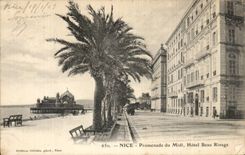 CPA Nizza Weg des schonen Ufers des Sudhotels