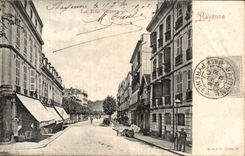 CPA Bayonne the street Thier