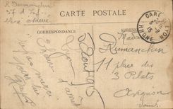 CPA Lyon Quay Scize Saint Pierre and hill of Fourviere