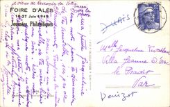 CPSM Fair of Ales 18 June 27th 1949 philatelic Days