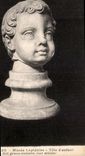 CPA concise Arles Museum Head of child Roman Art greco 1st century
