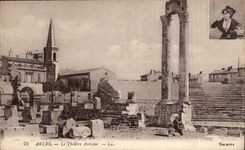 CPA Arles the ancient theater
