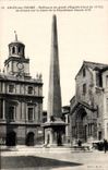 Arles CPA Obelisque out of granite of Egypt is drawn up on the place of the Republic