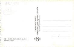 Cassis sur Mer CPSM a corner of the port