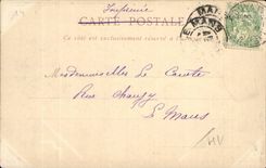 Lisieux CPA alte Hauser der Hauptstrasse