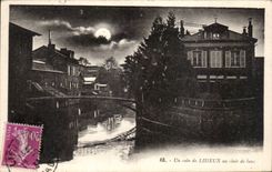 Lisieux CPA eine Ecke mit dem Mondschein