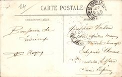 Lisieux CPA Landsitz des Salamander-Details der Skulpturen