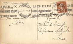 Lisieux CPA Hauser der Hauptstrasse